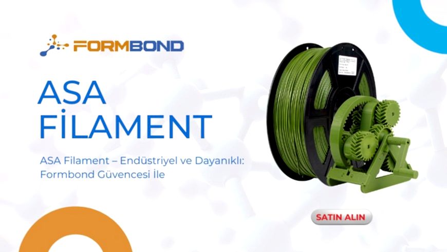 ASA Filament ile Profesyonel 3D Baskı Performansı