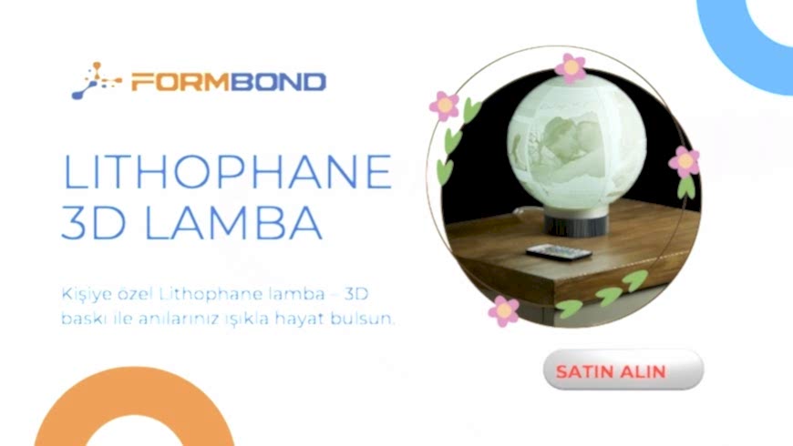 Lithophane 3D Lamba: Işıkla Işı Sanatı