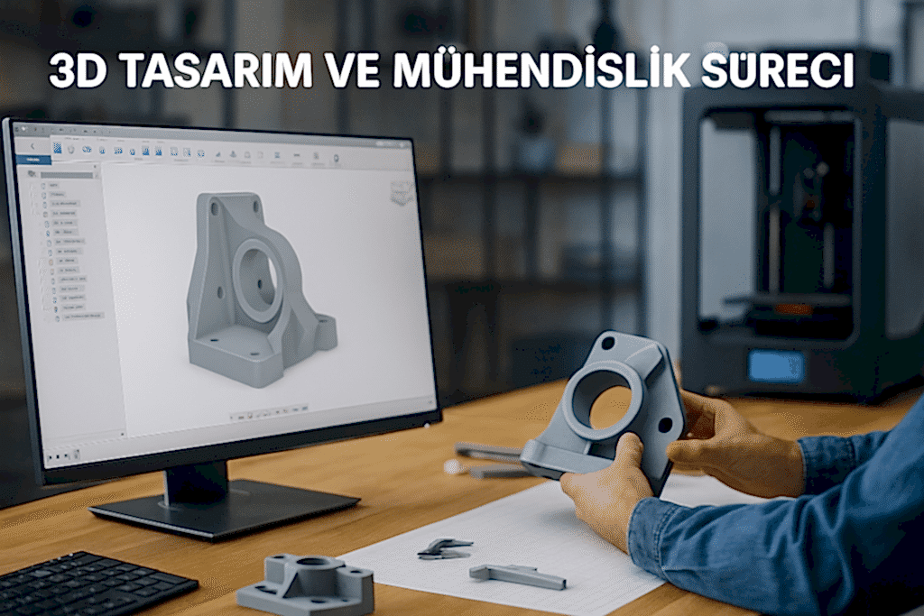 3d yazıcı teknolojisi ile endüstriyel parça üretimi