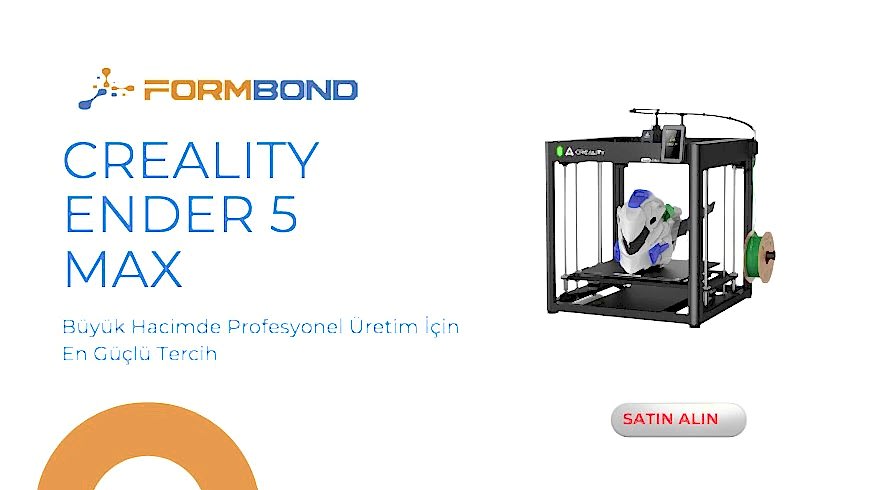 Creality Ender 5 Max 3D Yazıcı: Büyük Hacim