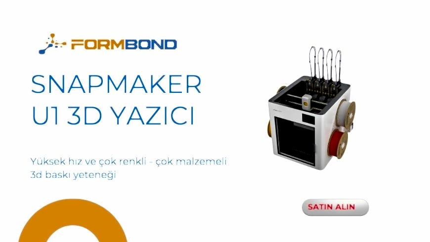 Snapmaker U1 ile Çok Renkli ve Çok Malzemeli 3D Baskı
